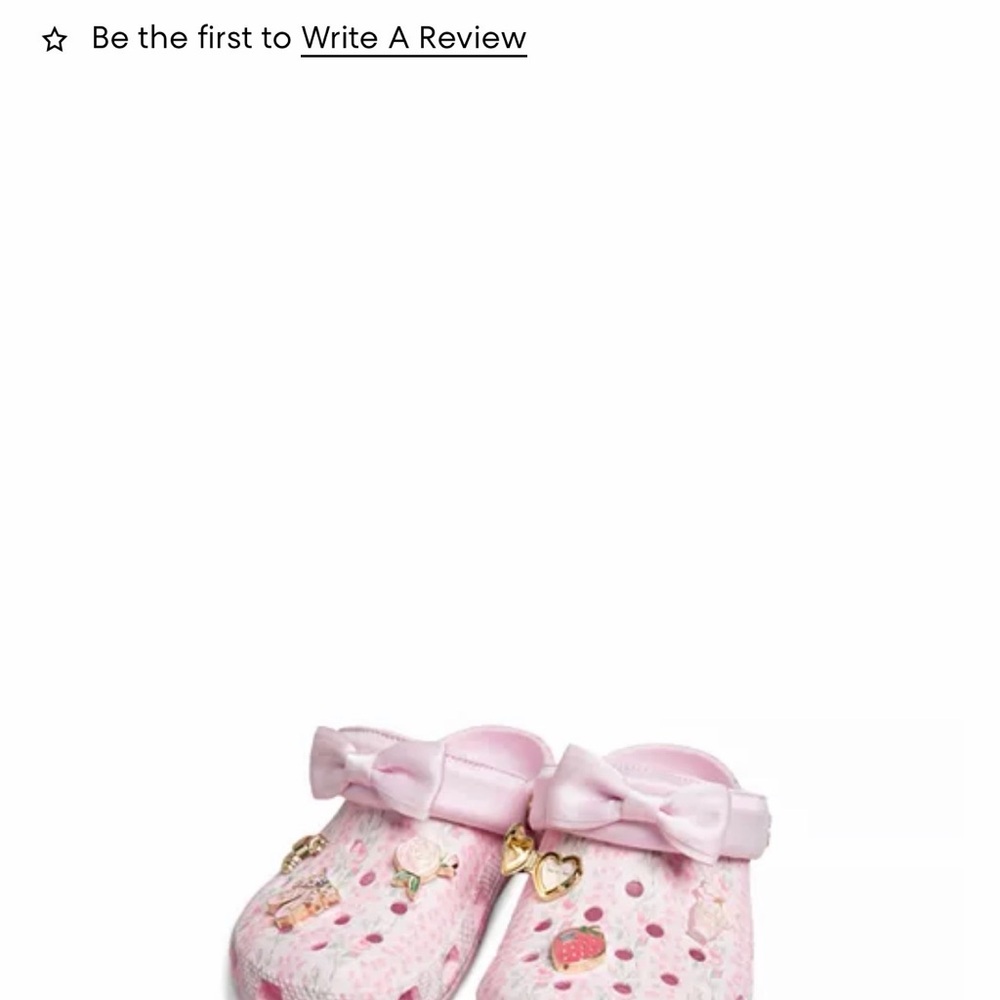 LoveShackFancy Kids Crocs with Bow